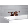 image:imageKingston Brass KB958ACL American Classic MiniWidespread Bathroom Faucet with Plastic PopUp Brushed NickelAntique Copper