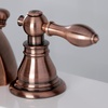 image:imageKingston Brass KB958ACL American Classic MiniWidespread Bathroom Faucet with Plastic PopUp Brushed NickelAntique Copper