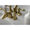 image:imageKingston Brass KB958ACL American Classic MiniWidespread Bathroom Faucet with Plastic PopUp Brushed NickelBrushed Brass