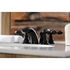 image:imageKingston Brass KB958ACL American Classic MiniWidespread Bathroom Faucet with Plastic PopUp Brushed NickelMatte Black