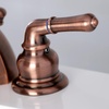 image:imageKingston Brass KB959 Magellan II 4Inch to 8Inch Mini Widespread Lavatory Faucet with Metal lever handle Polished Brass and Brushed NickelAntique Copper