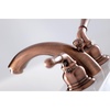 image:imageKingston Brass KB959 Magellan II 4Inch to 8Inch Mini Widespread Lavatory Faucet with Metal lever handle Polished Brass and Brushed NickelAntique Copper