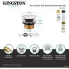 image:imageKingston Brass KBU2006 Eugene TipToe Tub Drain Conversion Kit Polished Nickel