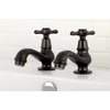 image:imageKingston Brass KS1101BEX Basin Tap Faucet with Cross Handle Polished ChromePolished Chrome