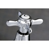 image:imageKingston Brass KS1101BEX Basin Tap Faucet with Cross Handle Polished ChromePolished Chrome