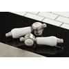image:imageKingston Brass KS1101BPL Basin Tap Faucet with Lever Handle Polished ChromeBrushed Nickel