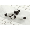 image:imageKingston Brass KS1101BPL Basin Tap Faucet with Lever Handle Polished ChromeOil Rubbed Bronze