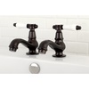 image:imageKingston Brass KS1101BPL Basin Tap Faucet with Lever Handle Polished ChromeOil Rubbed Bronze