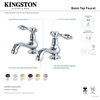image:imageKingston Brass KS1101TAL Tudor Basin Tap Faucet Polished ChromeBrushed Brass