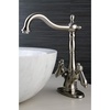 image:imageKingston Brass KS1496AL Heritage 2Handle Vessel Sink Faucet Polished NickelBrushed Nickel
