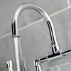 image:imageKingston Brass KS2173KL Whitaker Industrial Style Bridge Bathroom Faucet with PopUp Drain Antique BrassPolished Chrome