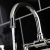 image:imageKingston Brass KS2173KL Whitaker Industrial Style Bridge Bathroom Faucet with PopUp Drain Antique BrassPolished Nickel