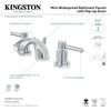 image:imageKingston Brass KS2951DL Concord Mini Widespread Lavatory Faucet 5Inch Spout Reach Polished ChromePolished Chrome