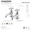 image:imageKingston Brass KS3201AX Restoration Basin Tap Faucet Chrome 388 x 35 x 175Oil Rubbed Bronze