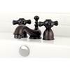 image:imageKingston Brass KS3951PKX Duchess MiniWidespread Bathroom Faucet Polished ChromeOil Rubbed Bronze