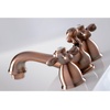 image:imageKingston Brass KS3958AX Restoration MiniWidespread Bathroom Faucet Brushed Nickel