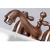image:imageKingston Brass KS3958AX Restoration MiniWidespread Bathroom Faucet Brushed Nickel