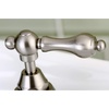 image:imageKingston Brass KS7970AL English Country Bridge Bathroom Faucet with Brass PopUp Matte BlackBrushed Nickel