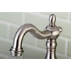 image:imageKingston Brass KS7970AL English Country Bridge Bathroom Faucet with Brass PopUp Matte BlackBrushed Nickel