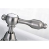 image:imageKingston Brass KS7971TAL 4 34 in Spout Reach Bridge Lavatory Faucet with Brass Pop Up Polished ChromeBrushed Nickel