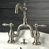 image:imageKingston Brass KS7971TAL 4 34 in Spout Reach Bridge Lavatory Faucet with Brass Pop Up Polished ChromeBrushed Nickel