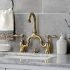 image:imageKingston Brass KS7995TAL Tudor Bridge Bathroom Faucet Oil Rubbed BronzeAntique Brass