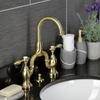 image:imageKingston Brass KS7995TAL Tudor Bridge Bathroom Faucet Oil Rubbed BronzeBrushed Brass