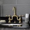 image:imageKingston Brass KS7995TAL Tudor Bridge Bathroom Faucet Oil Rubbed BronzeBrushed Brass
