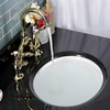 image:imageKingston Brass KS7995TAL Tudor Bridge Bathroom Faucet Oil Rubbed BronzePolished Brass