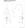 image:imageKingston Brass LS8293DL Concord Vessel Faucet Brushed Brass 413 x 744 x 1344