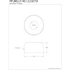 image:imageKingston Brass PFLBELL1146 114 Bell Flange Polished Nickel