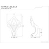 image:imageKingston Brass VCTNC0 Aqua Eden 4Piece Set Lion Cast Iron Tub Feet in Matte BlackMatte Black
