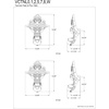 image:imageKingston Brass VCTNL2 Aqua Eden Tub Feet Polished Brass 1338 x 1063 x 569White