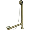image:imageKingston Brass CC2093 Clawfoot Tub Waste amp Overflow Drain 20 Gauge Antique BrassAntique Brass