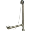 image:imageKingston Brass CC2093 Clawfoot Tub Waste amp Overflow Drain 20 Gauge Antique BrassBrushed Nickel