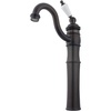 image:imageKingston Brass KB3422PL Victorian Vessel Sink Faucet with Handle and 4Inch Plate PolishedOil Rubbed Bronze