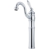 image:imageKingston Brass KB3422PL Victorian Vessel Sink Faucet with Handle and 4Inch Plate PolishedPolished Chrome