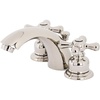 image:imageKingston Brass KB946AX Victorian MiniWidespread Bathroom Faucet Antique CopperPolished Nickel