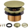 image:imageKingston Brass KBU2003 Eugene TipToe Tub Drain Conversion Kit Antique Brass