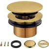 image:imageKingston Brass KBU2007 Eugene TipToe Tub Drain Conversion Kit Brushed Brass 275 x 294 x 231
