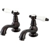 image:imageKingston Brass KS1101BPL Basin Tap Faucet with Lever Handle Polished ChromeOil Rubbed Bronze