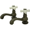 image:imageKingston Brass KS1101PX Heritage Basin Tap Faucet Polished Chrome 438 x 25 x 188Oil Rubbed Bronze