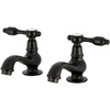 image:imageKingston Brass KS1101TAL Tudor Basin Tap Faucet Polished ChromeMatte Black