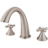 image:imageKingston Brass KS2951DL Concord Mini Widespread Lavatory Faucet 5Inch Spout Reach Polished ChromeBrushed Nickel