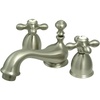 image:imageKingston Brass KS3958AX Restoration MiniWidespread Bathroom Faucet Brushed Nickel