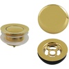 image:imageKingston Brass VTDETRIM3 Trimscape Toe Touch Tub Drain Trim Kit with Overflow Plate Antique BrassPolished Brass