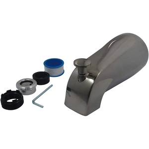image:imageKINGSTON BRASS K1273A1 538Inch Universal Diverter Tub Spout Polished ChromeBrushed Nickel