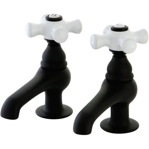 image:imageKingston Brass CC9L8 Vintage Basin Tap Faucet Brushed NickelOil Rubbed Bronze