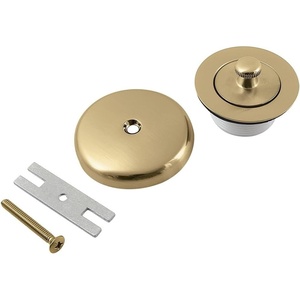 image:imageKingston Brass DLT5301A2 Made to Match Lift amp Turn Tub Drain Kit Polished BrassBrushed Brass