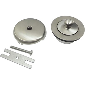 image:imageKingston Brass DLT5301A8 Made to Match Twist and Close Tub Drain Conversion Kit Brushed Nickel 15 125